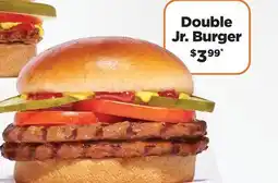 Harvey’s Double Jr. Burger offer