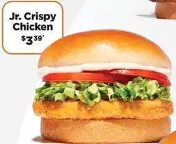 Harvey’s Jr. Crispy Chicken offer