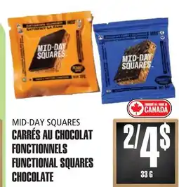 Marches Tau MID - DAY SQUARES CARRÉS AU CHOCOLAT FONCTIONNELS offer