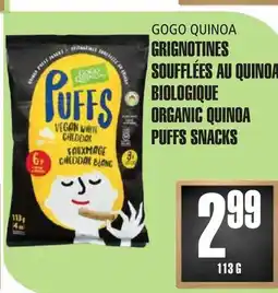 Marches Tau GRIGNOTINES SOUFFLÉES AU QUINOA BIOLOGIQUE GOGO QUINOA offer