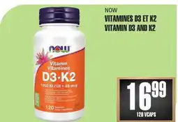 Marches Tau VITAMINES D3 ET K2 NOW offer