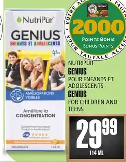 Marches Tau GENIUS POUR ENFANTS ET NUTRIPUR offer