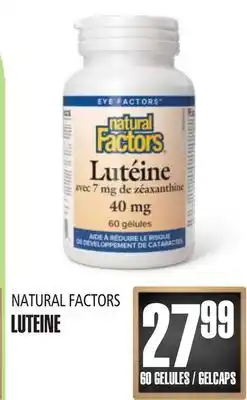 Marches Tau NATURAL FACTORS LUTEINE offer