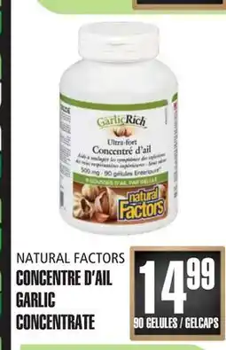 Marches Tau NATURAL FACTORS CONCENTRE D'AIL offer