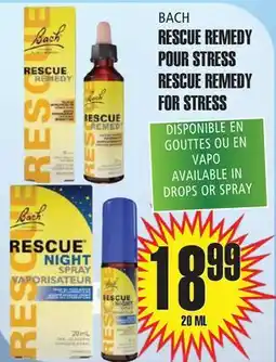 Marches Tau RESCUE REMEDY POUR STRESS BACH offer