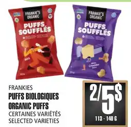 Marches Tau FRANKIES PUFFS BIOLOGIQUES offer