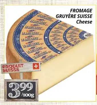 Supermarché PA FROMAGE GRUYÈRE SUISSE | Cheese offer