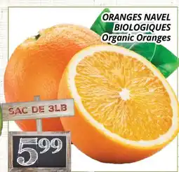 Supermarché PA ORANGES NAVEL BIOLOGIQUES | Organic Oranges offer