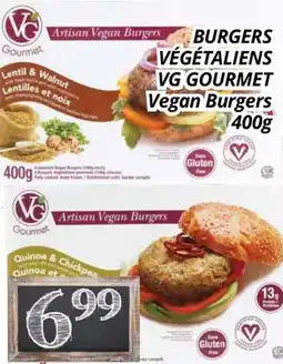 Supermarché PA BURGERS VÉGÉTALIENS VG GOURMET | Vegan Burgers offer