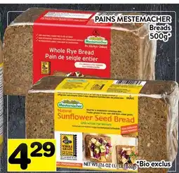 Supermarché PA PAINS PAINS MESTEMACHER | Breads offer