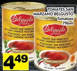 Supermarché PA TOMATES SAN MARZANO BELGUSTO | Tomatoes offer