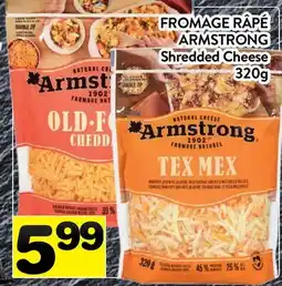 Supermarché PA FROMAGE RÂPÉ ARMSTRONG | Shredded Cheese offer