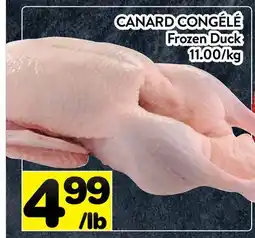 Supermarché PA CANARD CONGÉLÉ | Frozen Duck offer