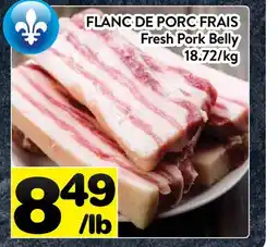 Supermarché PA FLANC DE PORC FRAIS | Fresh Pork Belly offer
