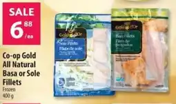 Co-op Co-op gold all natural basa or sole fillets offer