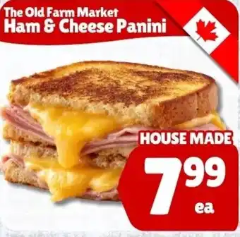The Old Farm Market Ham & Cheese Panini