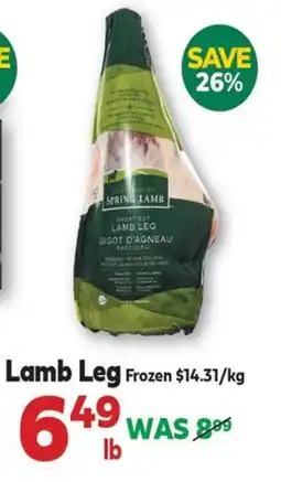 Iqbal Foods Lamb Leg Frozen offer