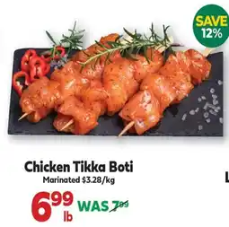 Iqbal Foods Chicken Tikka Boti Marinated offer
