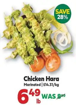 Iqbal Foods Chicken Hara Marinated offer