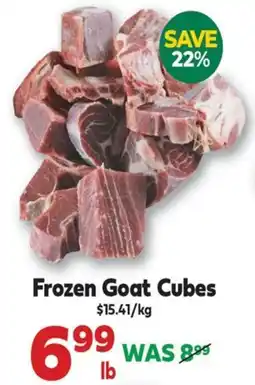 Iqbal Foods Frozen Goat Cubes offer