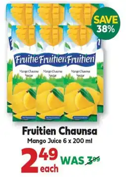 Iqbal Foods Fruitien Chaunsa Mango Juice offer