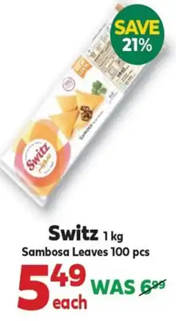 Iqbal Foods Switz Sambosa Leaves offer