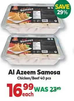Iqbal Foods Al Azeem Samosa Chicken Beef offer
