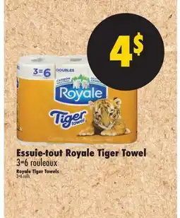 L'Intermarché ESSUIE-TOUT TIGER TOWEL | TIGER TOWELS, 3=6 ROLLS offer