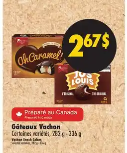 L'Intermarché GÂTEAUX | SNACK CAKES, 282 G - 336 G offer