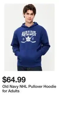 Old Navy Old Navy NHL Pullover Hoodie for Adults offer