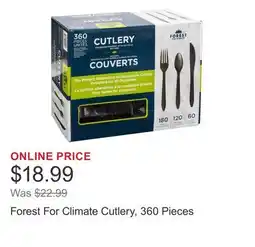 Costco Forest For Climate Cutlery, 360 Pieces offer