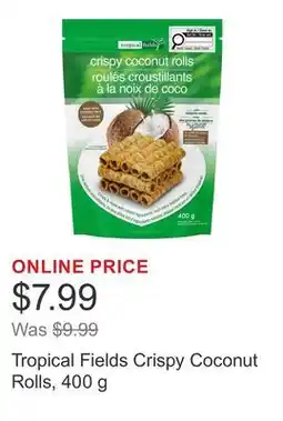 Costco Tropical Fields Crispy Coconut Rolls offer