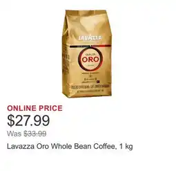 Costco Lavazza Oro Whole Bean Coffee offer
