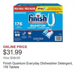 Costco Finish Quantum Everyday Dishwasher Detergent, 176 Tablets offer