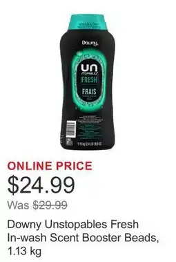 Costco Downy Unstopables Fresh In-wash Scent Booster Beads offer