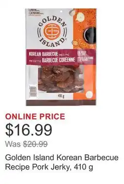 Costco Golden Island Korean Barbecue Recipe Pork Jerky offer