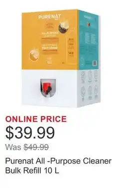 Costco Purenat All -Purpose Cleaner Bulk Refill offer
