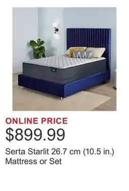 Costco Serta Starlit 26.7 cm (10.5 in.) Mattress or Set offer