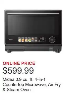 Costco Midea 0.9 cu. ft. 4-in-1 Countertop Microwave, Air Fry & Steam Oven offer