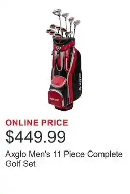 Costco Axglo Men's 11 Piece Complete Golf Set offer