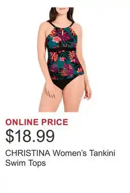 Costco CHRISTINA Women's Tankini Swim Tops offer