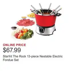 Costco Starfrit The Rock 13-piece Nestable Electric Fondue Set offer