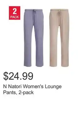 Costco N Natori Women's Lounge Pants, 2-pack offer