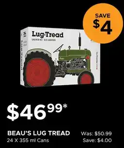The Beer Store BEAU'S LUG TREAD offer