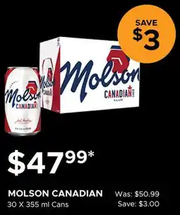 The Beer Store MOLSON CANADIAN offer