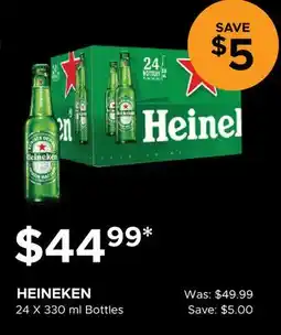 The Beer Store HEINEKEN offer