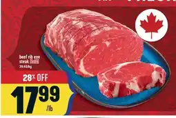 Marché Adonis Beef rib eye steak Halal offer