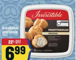 Marché Adonis Irrésistible profiterole offer