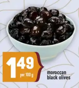 Marché Adonis Moroccan black olives offer