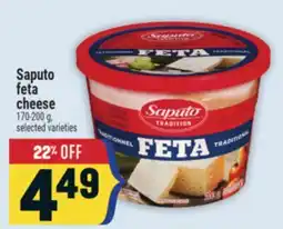 Marché Adonis Saputo feta cheese offer